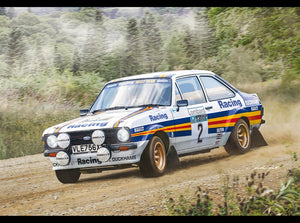 Italeri modelbouwpakket auto - 3650 ford escort rs 1800 mk.ii lombard rac rally plastic - 1:24 - modelbouw