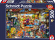 Schmidt - legpuzzel - garageverkoop - 500 stukjes - kinderen - vanaf 10 jaar
