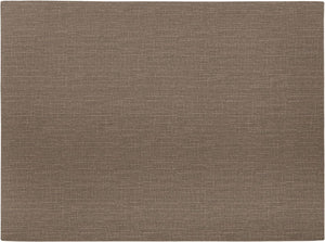 Mesapiu placemat canvaslook - rechthoek - 33 x 45 cm - dark taupe - set van 4