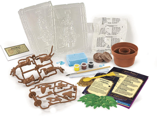 Clementoni harry potter mandragora - knutselset met gips en zaadjes - kruidenkunde van zweinstein - creatief knutselen en speelgoed voor kinderen