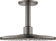 Grohe rainshower smartactive hoofddouche 31cm met plafondarm met 2 straalsoorten hard graphite geborsteld