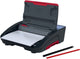Gbc combbind® cb25e elektrische inbindmachine - plastic bindruggen - 450 vel - zwart rood