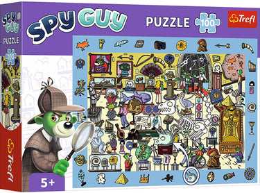 Trefl puzzel 100 stukjes - spy guy museum avontuur - the ik family.