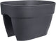 Elho vibia campana flower bridge 40 - plantenbak voor balkon railing - 100% gerecycled plastic - ø 39.0 x h 22.0 cm - antraciet