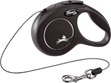 Flexi rollijn classic cord zwart