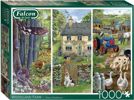 Jumbo falcon - woodland farm - 1000 stukjes