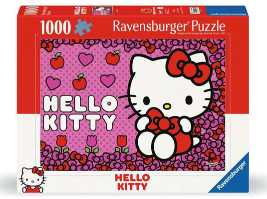 Ravensburger hello kitty puzzel - 1000 stukjes - cartoon speelgoed.