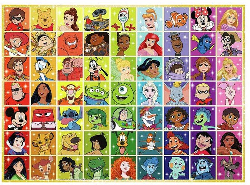 Afbeelding laden in galerijviewer, Ravensburger puzzel disney collage - legpuzzel - 100 xxl stukjes
