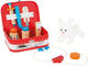 Small foot - houten dierenarts set in koffer, 9dlg.
