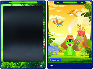Lexibook dinosaurs 11 meerkleurige leer- en teken-e-ink-tablet met sjablonen