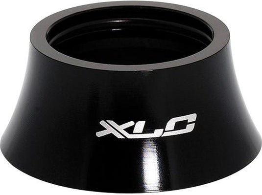 Xlc as-a01 spacer - ahead - 18 mm - tapered - zwart