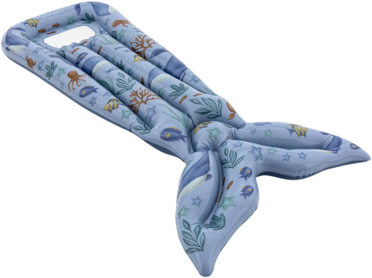 Rubo toys little dutch ocean world luchtbed met staart blauw