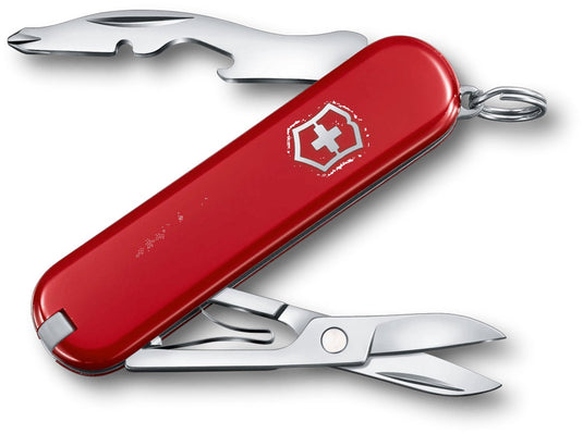 Victorinox jetsetter zakmes - 7 functies - rood