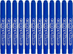 Colortime stift, 5 mm lijn, azuur transparant gl, 12 stuks