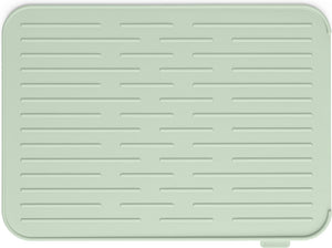 Brabantia sinkside afdruipmat - siliconen - 44 x 32 cm - jade green