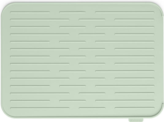 Brabantia sinkside afdruipmat - siliconen - 44 x 32 cm - jade green