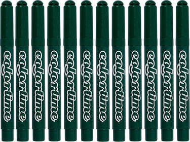 Colortime groene jumbo stiften, 12st.