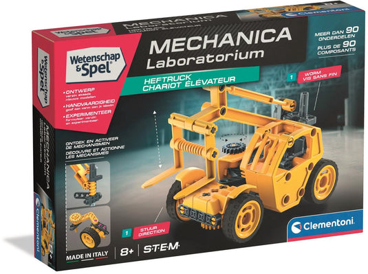 Clementoni wetenschap en spel - mechanica laboratorium bouwset, 120dlg.