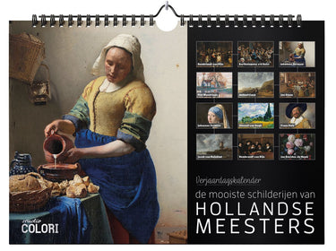 Merkloos sans marque verjaardagskalender de mooiste schilderijen van hollandse meesters