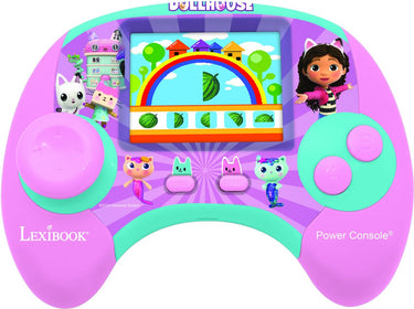 Lexibook power console gabby et la maison magique de jeux éducative bilingue en français et anglais