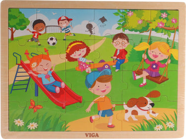 Vigatoys http: www.cchobby.nl viga-seizoenen-viga-houten-puzzel-de-seizoenen-lente-afm-30x22-5-cm-24-delen-1-stuk