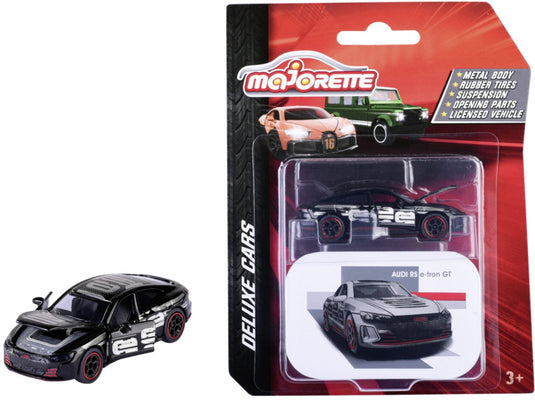 Majorette audi rs e-tron gt, zwart