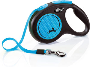 Flexi rollijn new classic neon tape zwart blauw