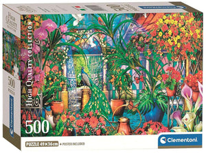 Clementoni legpuzzel the greenhouse caretakers, 500st.
