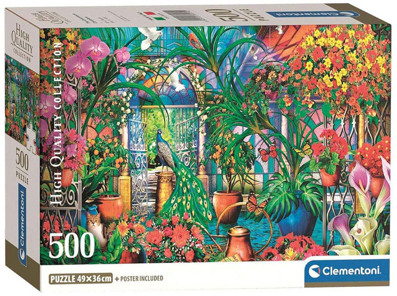 Afbeelding laden in galerijviewer, Clementoni legpuzzel the greenhouse caretakers, 500st.
