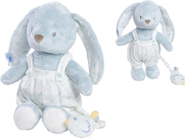 Simba nicotoy - louis plush blue musical - knuffel - konijn - pluche - muziek - vanaf 0 m