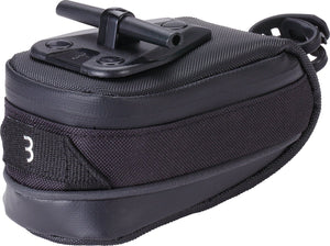 Bbb cycling storepack - waterbestendige zadeltas - racefiets mountainbike - zwart – 0,37l - maat s – bsb-12s