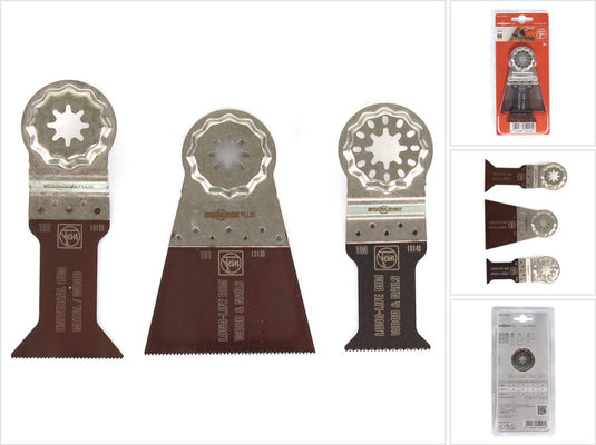 Fein 35222952030 3-delige e-cut combo zaagbladenset voor universeel gebruik