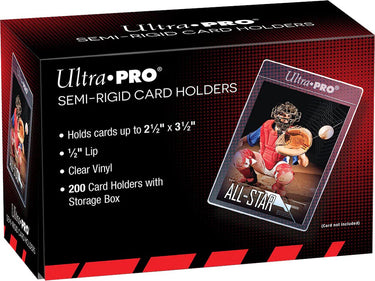 Ultrapro 200 ultra pro semi-rigid card holders transparant standaard maat opberghouders