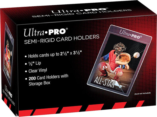 Ultrapro 200 ultra pro semi-rigid card holders transparant standaard maat opberghouders