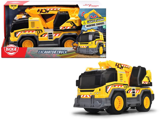 Dickie toys - graafmachine - licht en geluid - vanaf 3 jaar