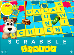 Mattel games scrabble junior - familie bordspel - franse editie