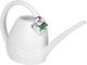 Elho aquarius gieter 45 - gieter voor binnen kweken en oogsten - ø 44.8 x h 25.3 cm - wit