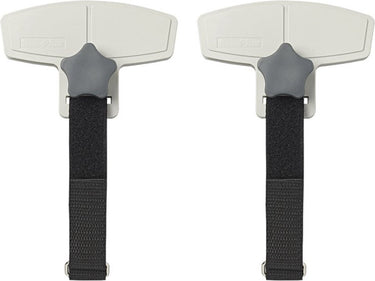 Proplus luifel bevestigingsclips - anti-flapperen - zwart - set van 2