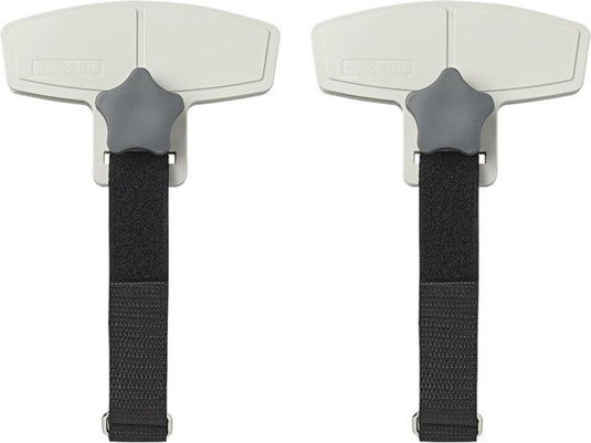 Proplus luifel bevestigingsclips - anti-flapperen - zwart - set van 2