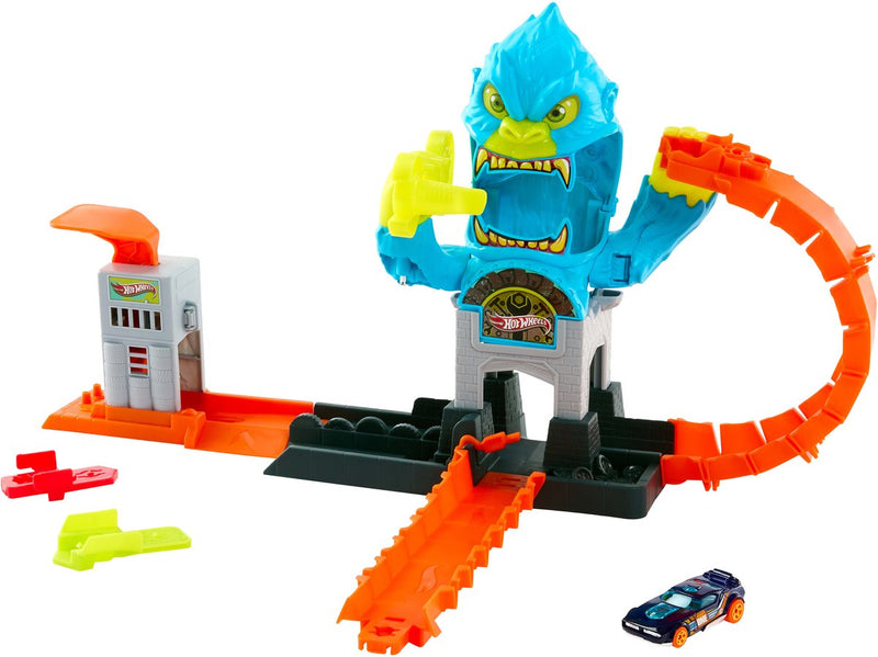 Afbeelding laden in galerijviewer, Hot wheels gorilla-aanval speelset
