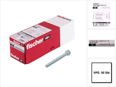 Fischer fbs ii 10x80 25 15 - us 50 st - 536860