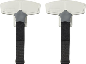 Proplus luifel bevestigingsclips - anti-flapperen - zwart - set van 2