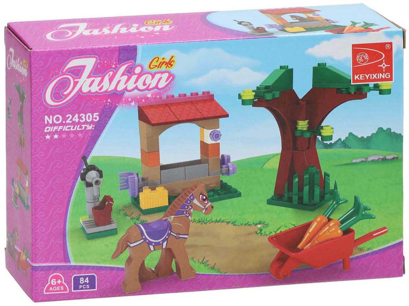 Afbeelding laden in galerijviewer, Lobbes bouwset pony boerderij - 79dlg.
