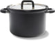 Bk flow cool black soeppan 24cm - 6,5l - rvs kookpan - inductie kookpan - ovenbestendig tot 160°c - koudgreep - met deksel - zwart