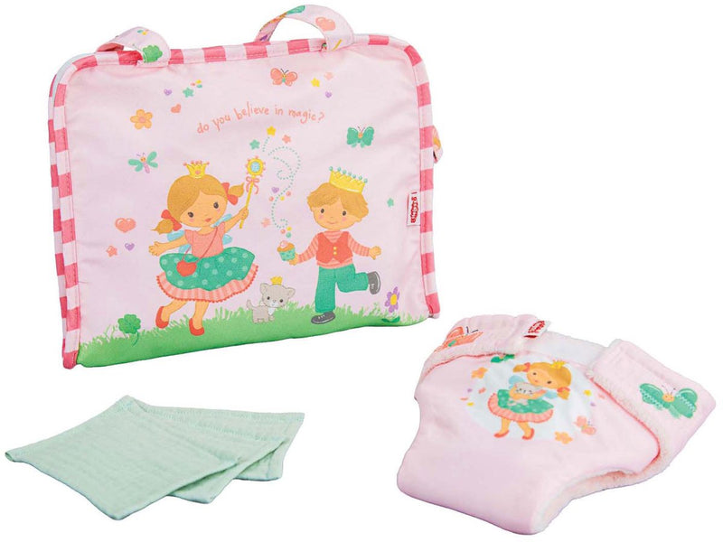 Afbeelding laden in galerijviewer, Heless poppen verschoningstas prinses emily
