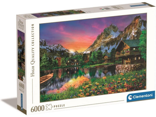 Clementoni puzzel alpine lake, 6000st.