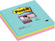Post-it® 3m post-it super sticky notes gelijnd miami 101 x 101 mm (3 pack)