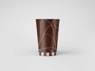 Cupsonline koffie bekers 7,5 oz 180cc 50 (stks.) koffie beker - dubbele shot - koffie - koffiebekertje - karton bekers - wegwerpbeker - kantine beker