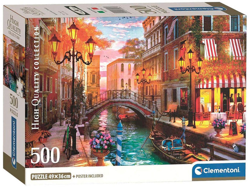 Afbeelding laden in galerijviewer, Clementoni legpuzzel zonsondergang venetië, 500st.
