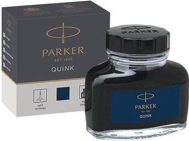 Parker vulpeninktfles | blauwzwarte quink inkt | 57 ml schrijfinkt voor vulpen